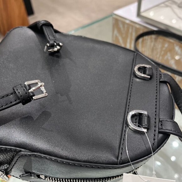 Michael Kors Jaycee Extra-Small Pebbled Leather Convertible Backpack 35T2S8TB1L main image 4